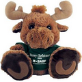 10" Maple Moose with t-shirt and one color imprint